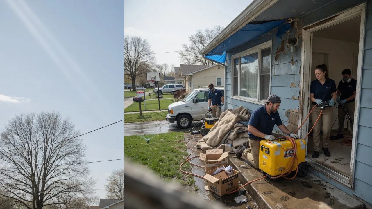 Basement Flood Cleanup in Lyons, SD near me